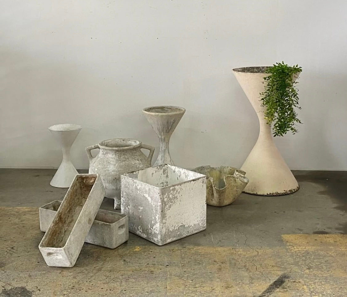 willy guhl プランター ウィリーグール Willy Guhl / Handkerchief Freeform Planter Fiber Cement Brown