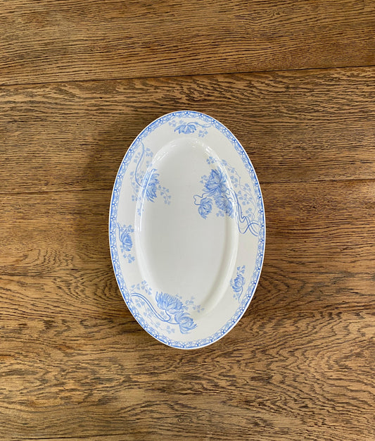 "Sarreguemines "Oval Plate
