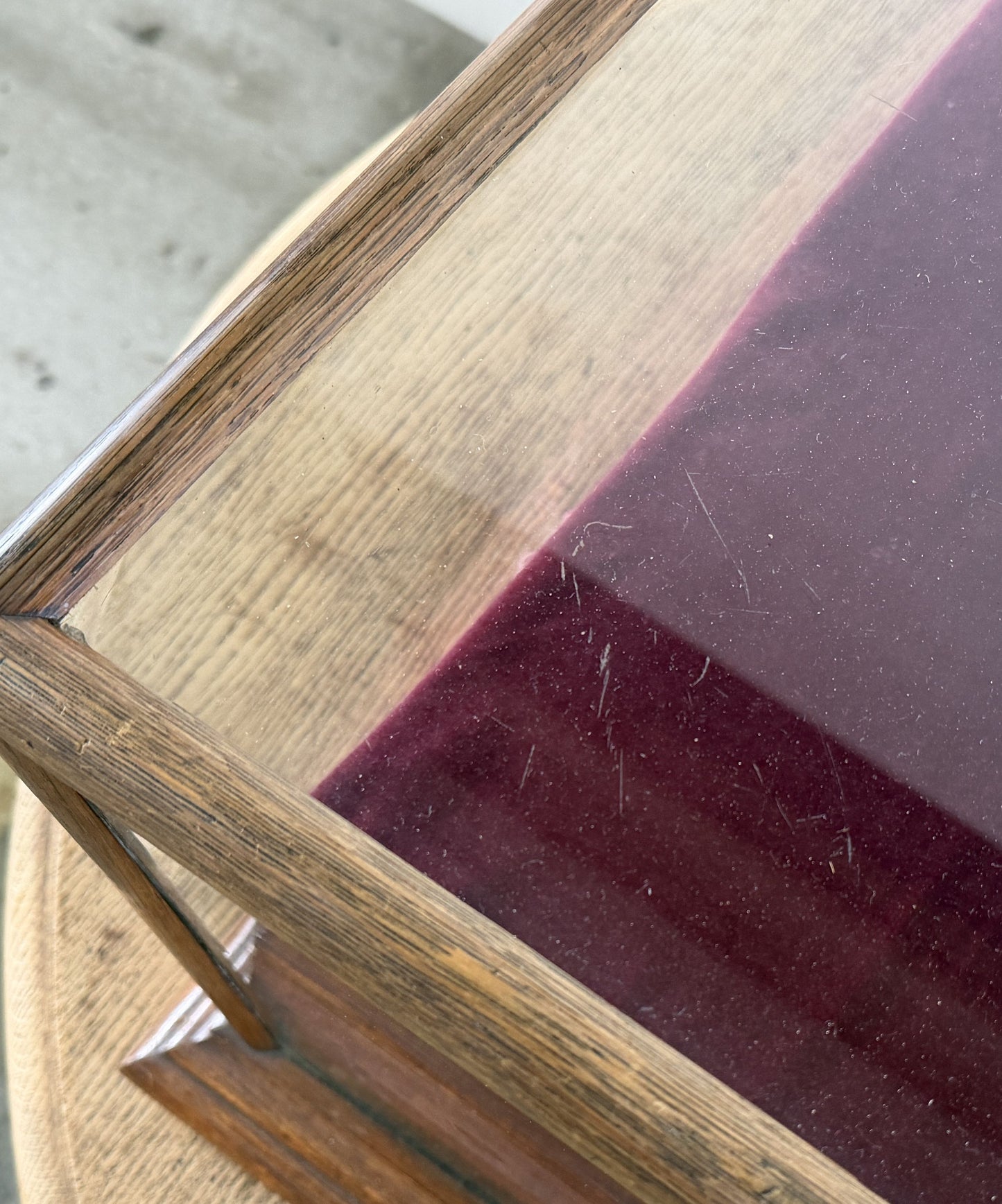 Antique Glass Display Case