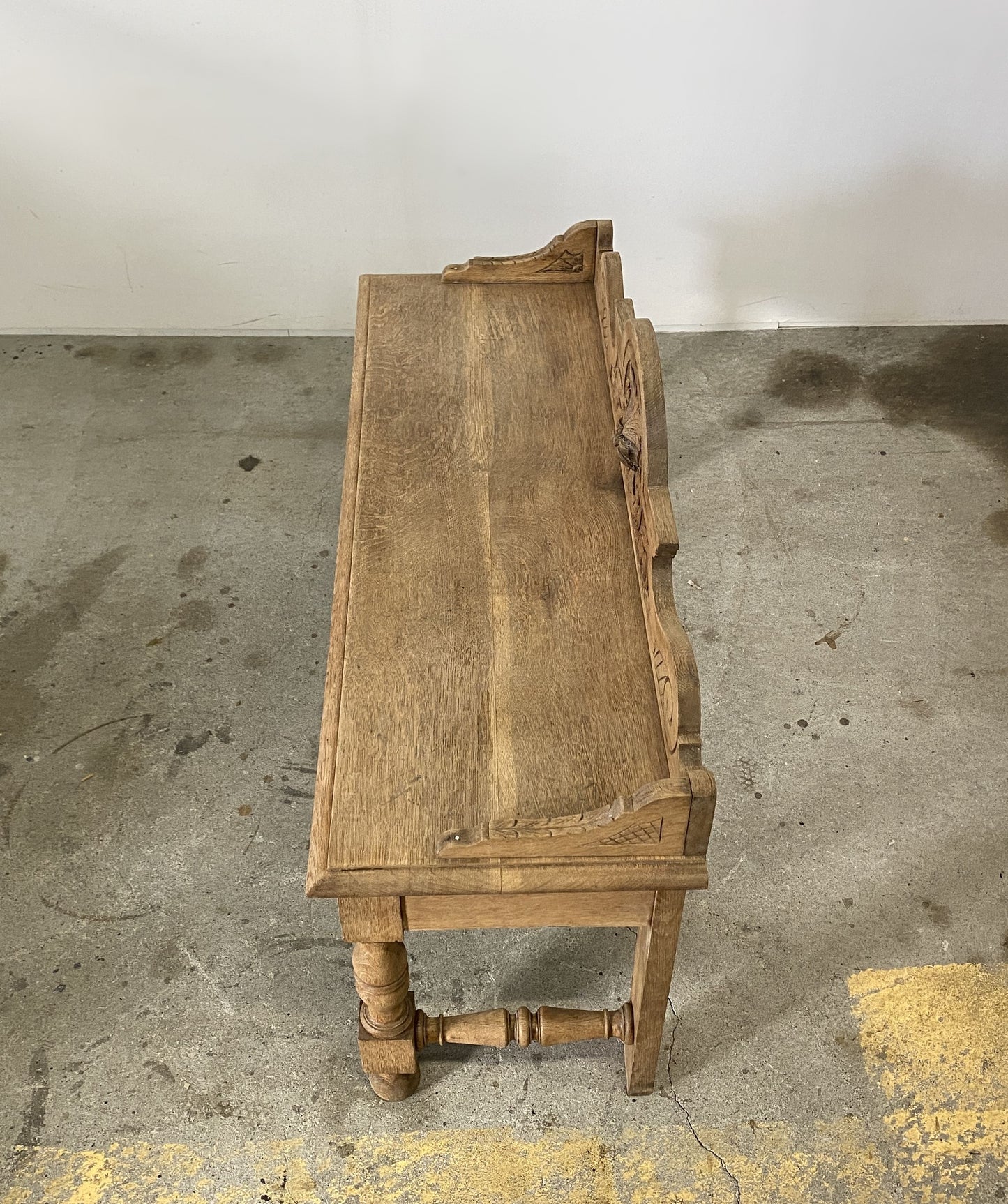 Carved Oak Hall Table