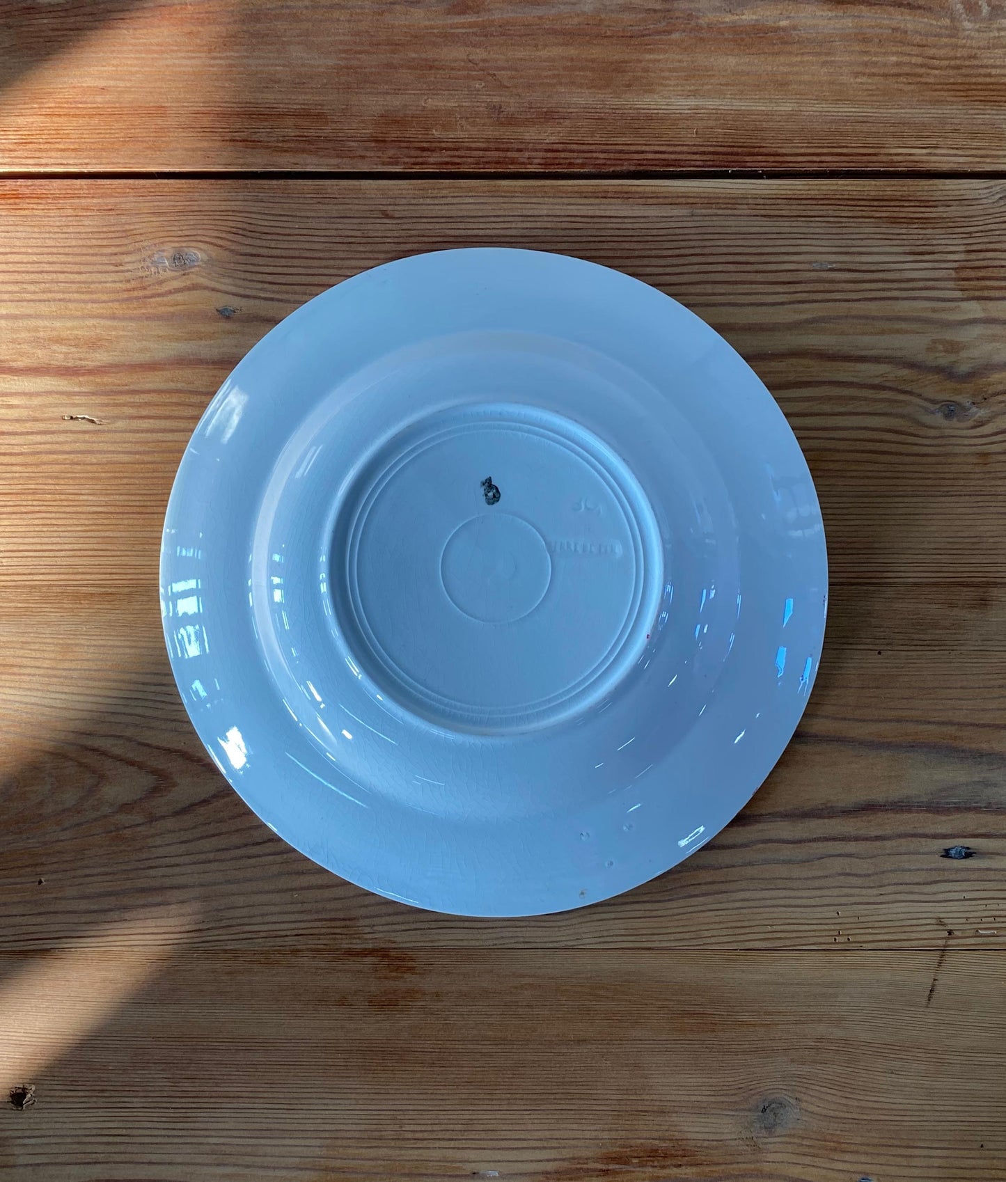 Antique"Terre de Fer "Soup Plate