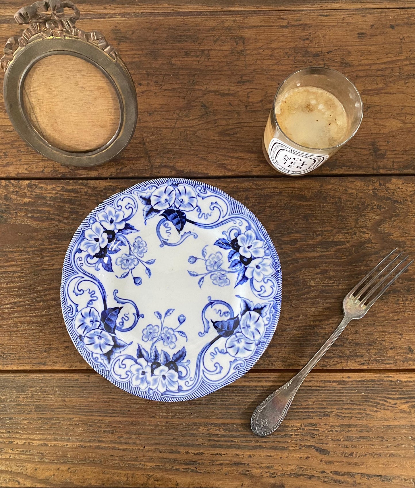 FLORA"Creil et Montereau"Desert Plate