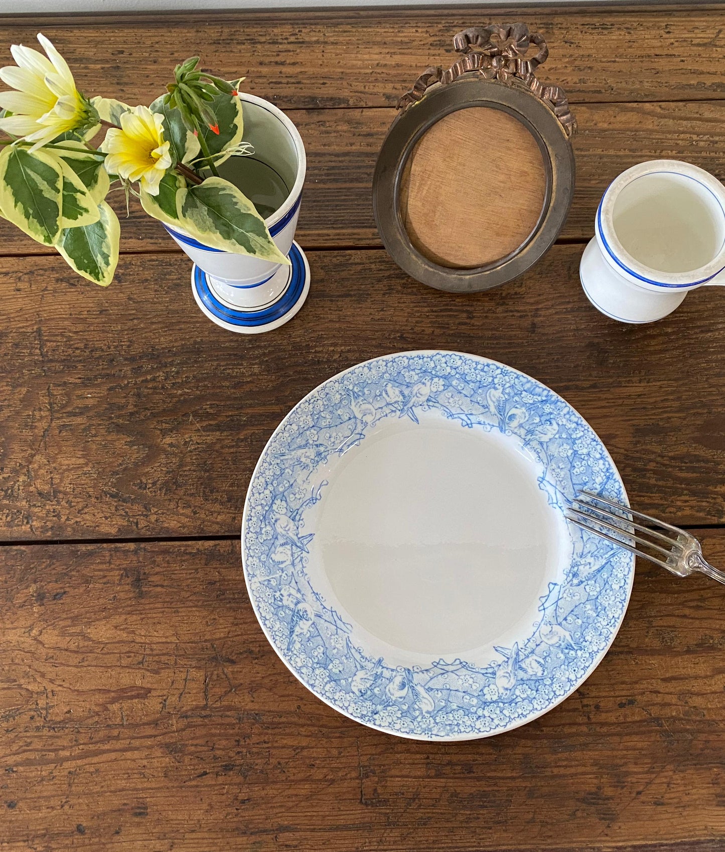 "Creil et Montereau"Bird Plate