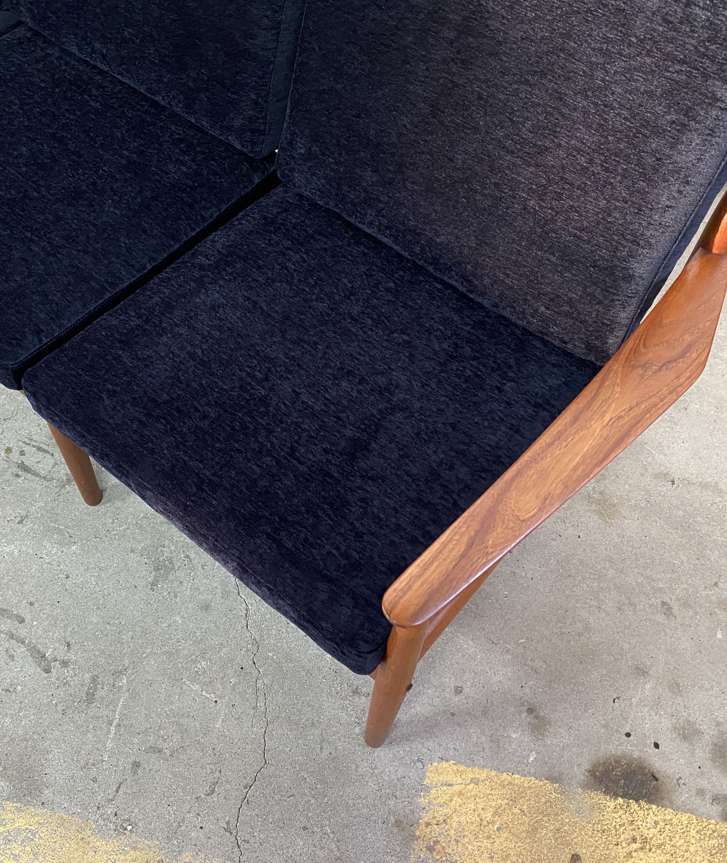 Danish Teak & 3 Seats Sofa By Svend Aage Eriksen