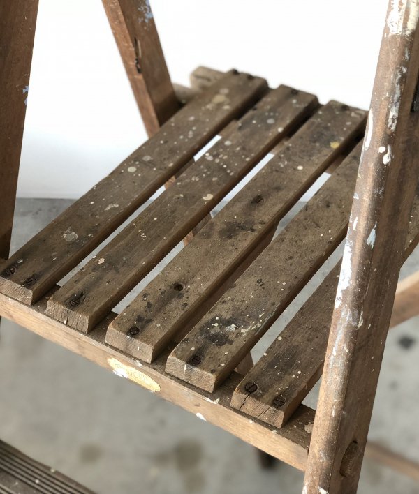 Antique step ladder