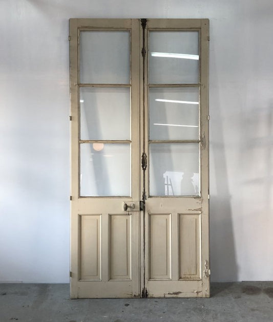 Pair of french glass doors