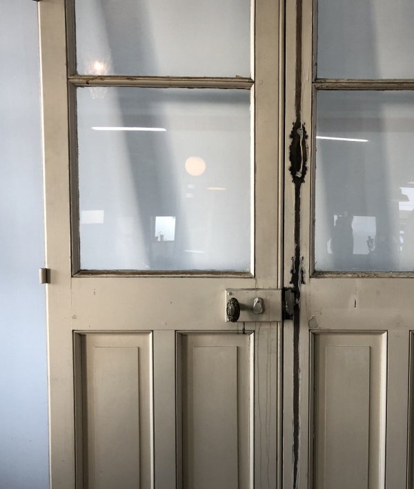 Pair of french glass doors