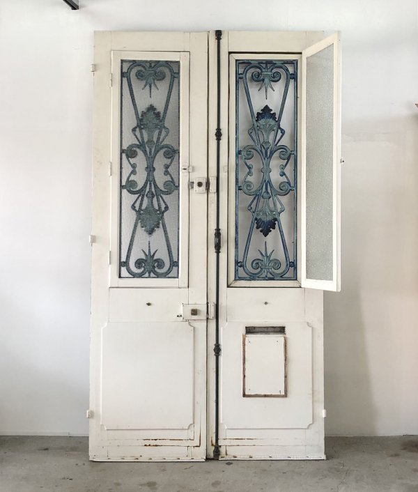 Pair of French iron Doors