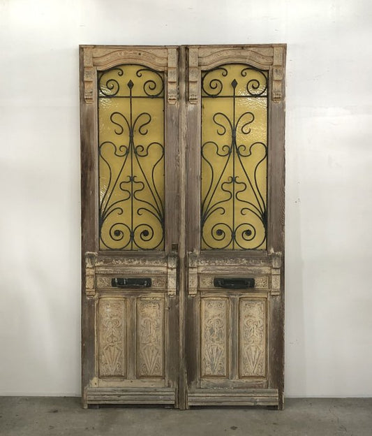 Pair of French iron Doors