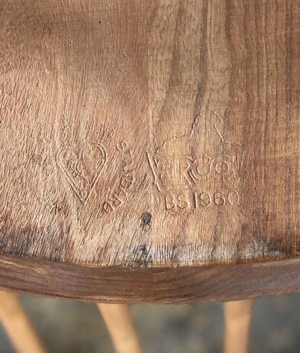 ERCOL Hoop back chair 6bar