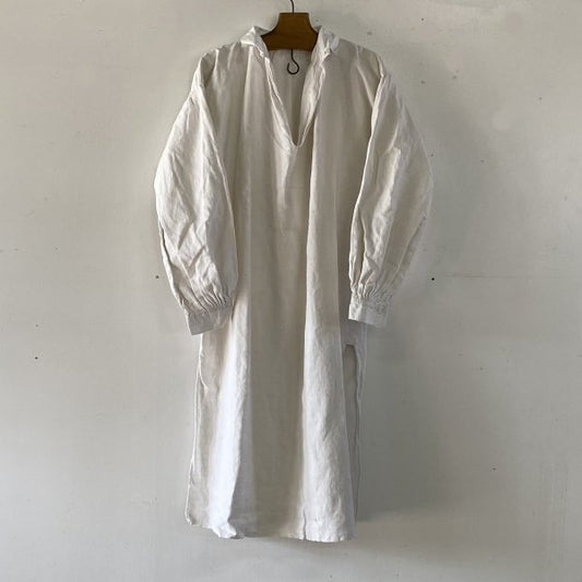 France vintage linen smock