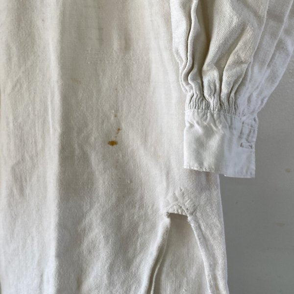 France vintage linen smock