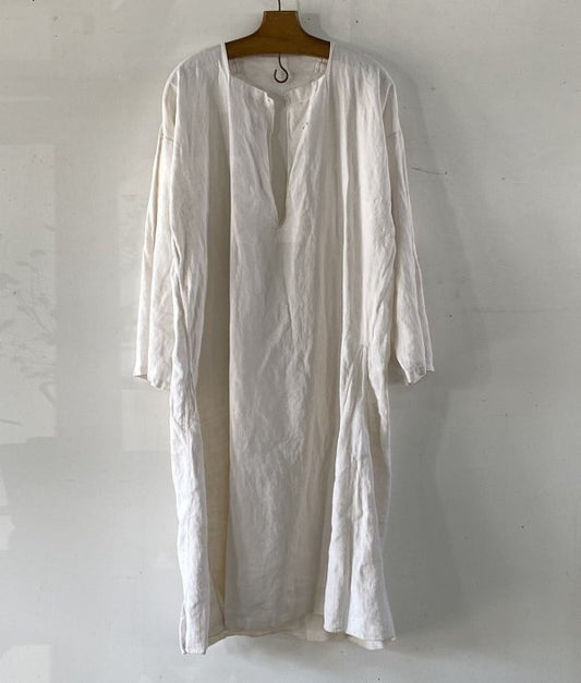 France vintage linen smock