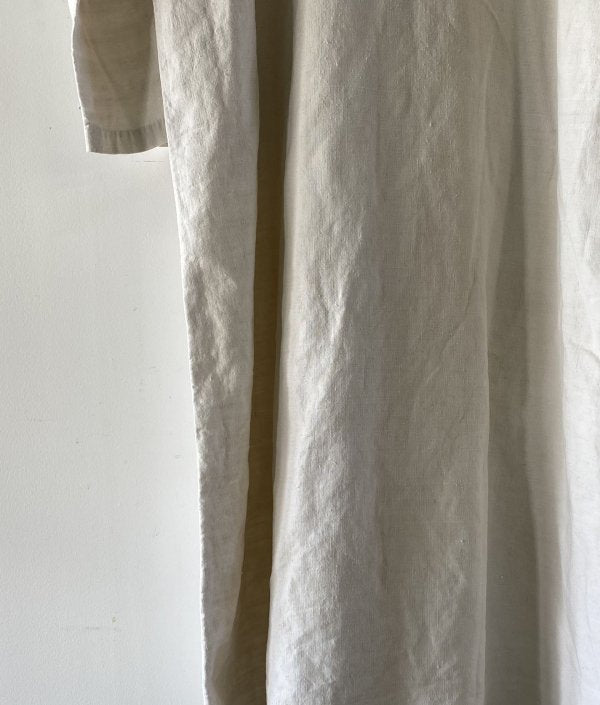 France vintage linen smock