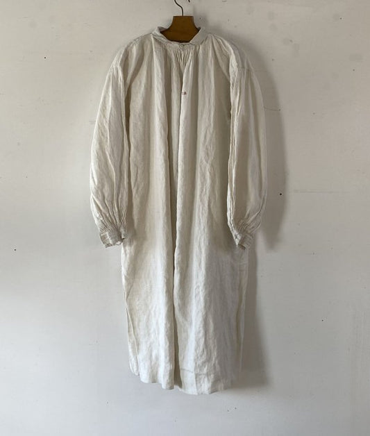 France vintage linen smock