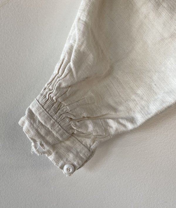 France vintage linen smock