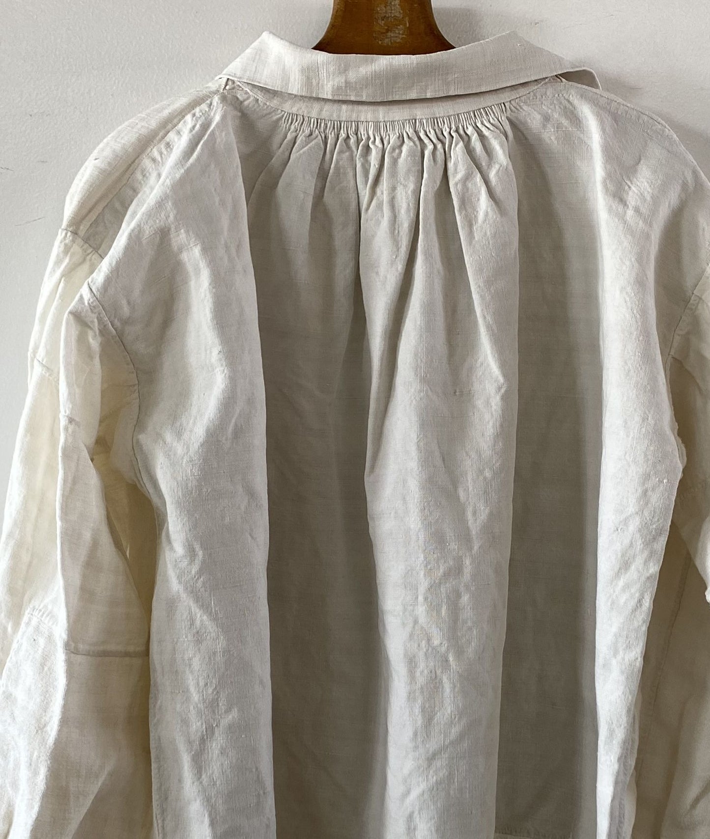 France vintage linen smock