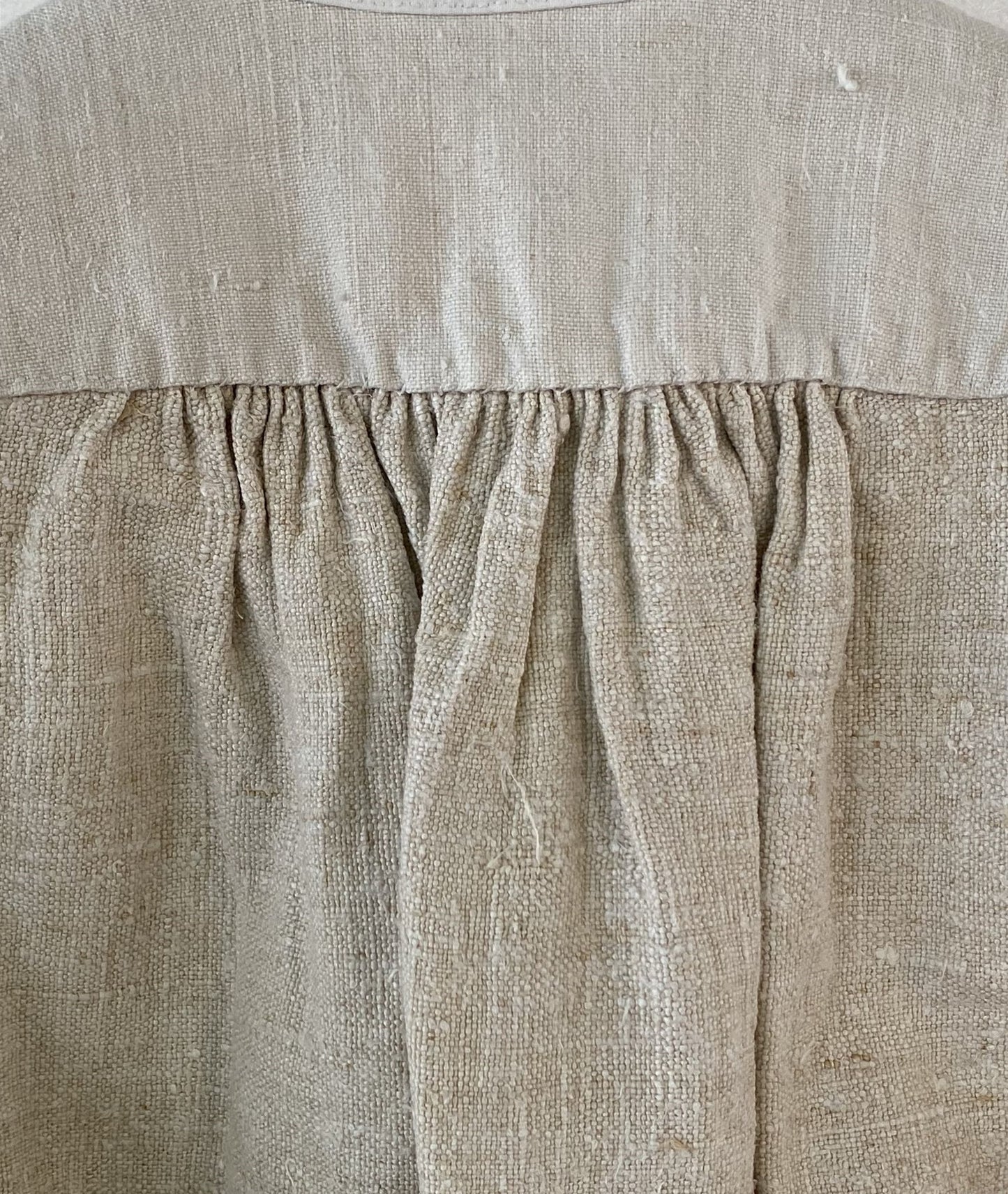 France vintage linen smock