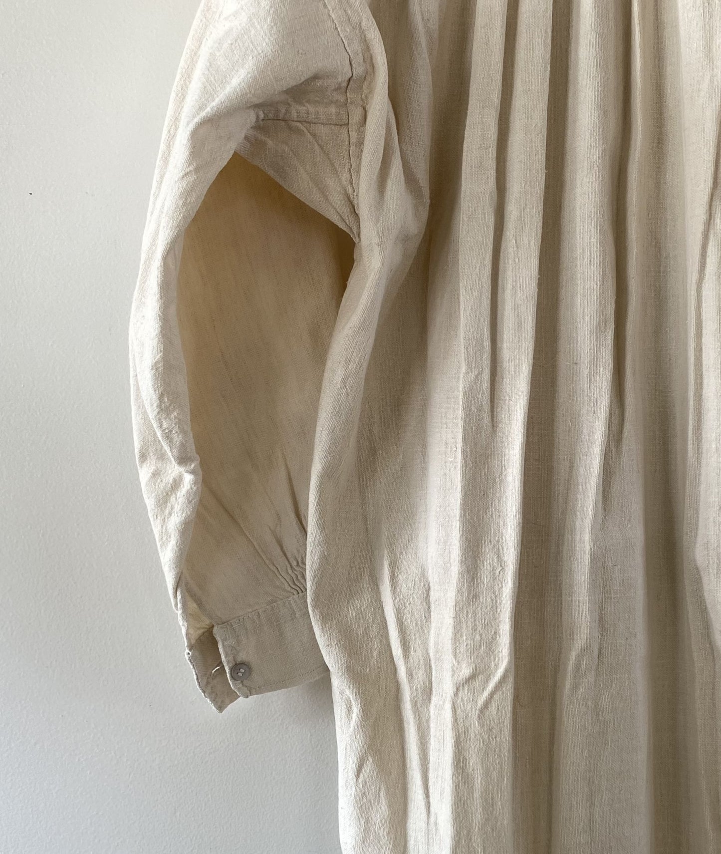 France vintage linen smock