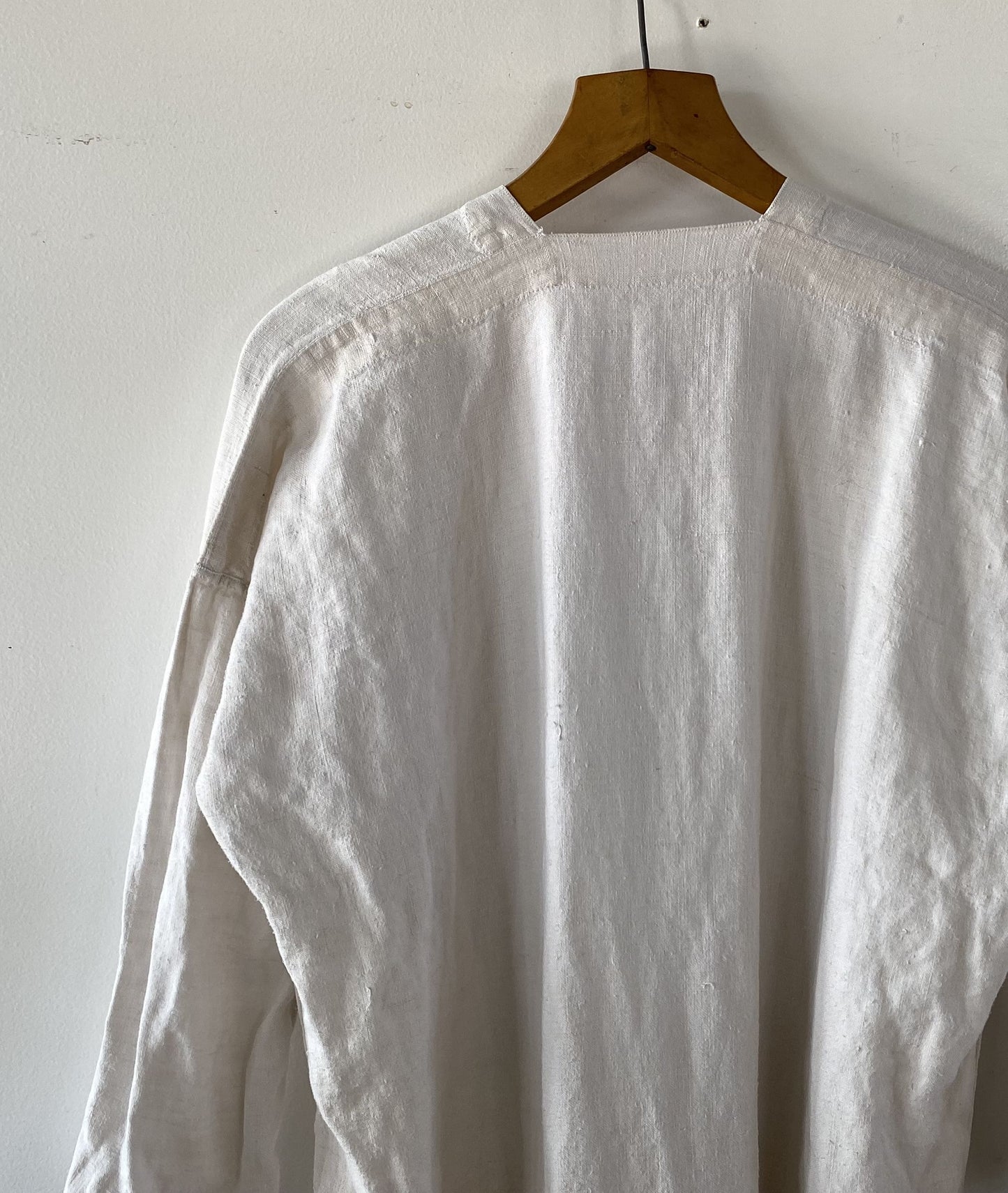 France vintage linen smock