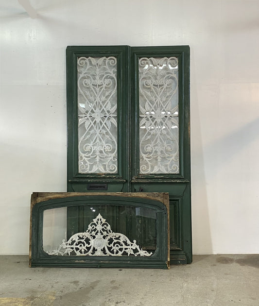 Pair of French iron Doors