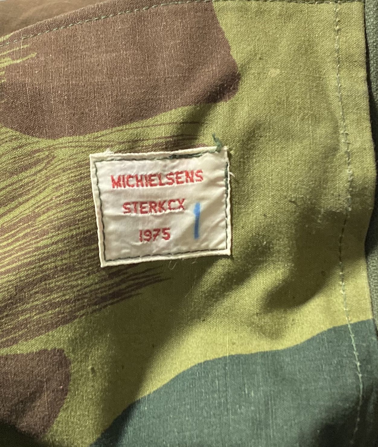 1970's Beigium Military Denison Smock Jacket