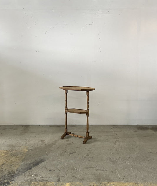 Octagonal Oak Side Table
