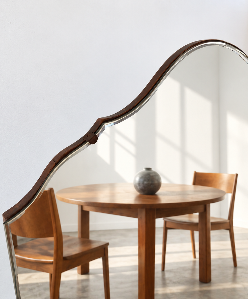 English Mahogany Dressing Mirror
