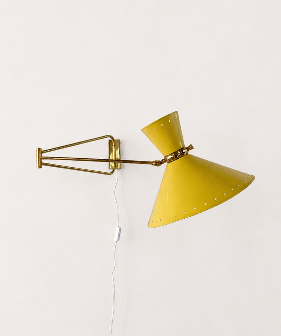 René Mathieu 'Diabolo' Wall Lamp for Lunel