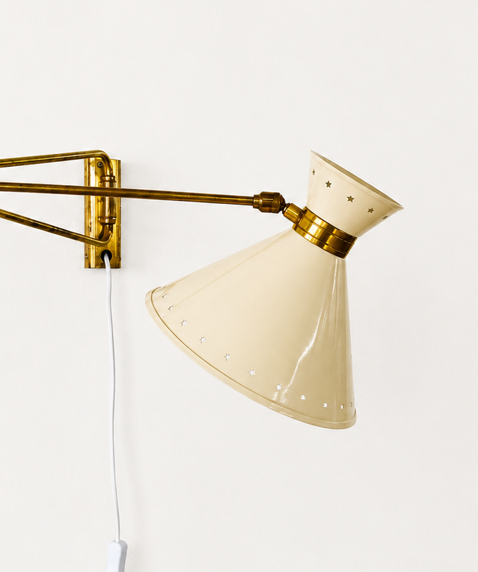 René Mathieu 'Diabolo' Wall Lamp for Lunel