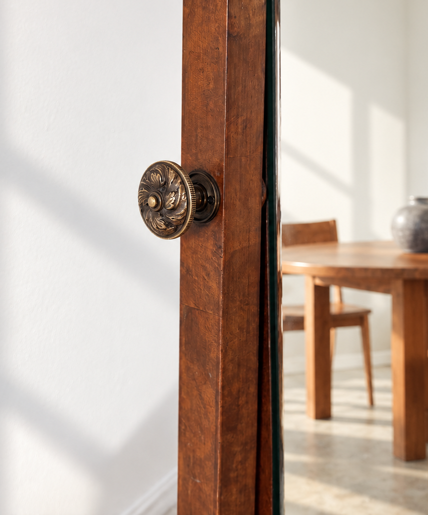 English Mahogany Dressing Mirror