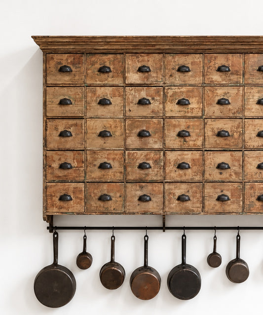 30 Drawers Wall Cabinet