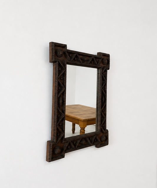 Tramp Art Mirror