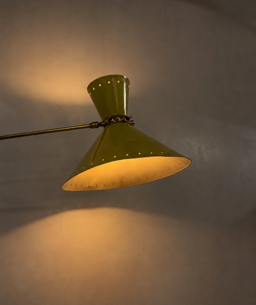René Mathieu 'Diabolo' Wall Lamp for Lunel