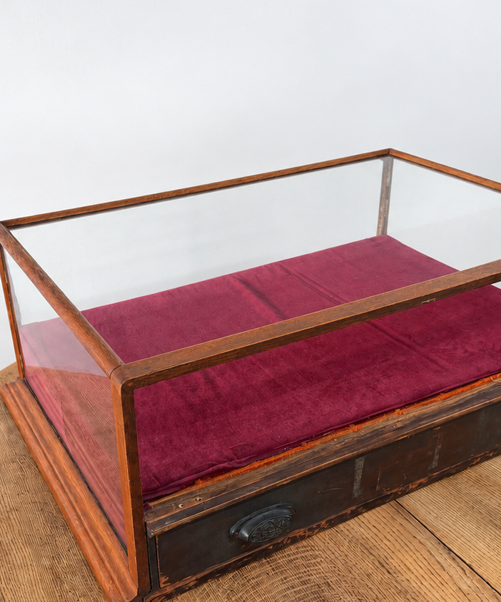 Antique Glass Display Case