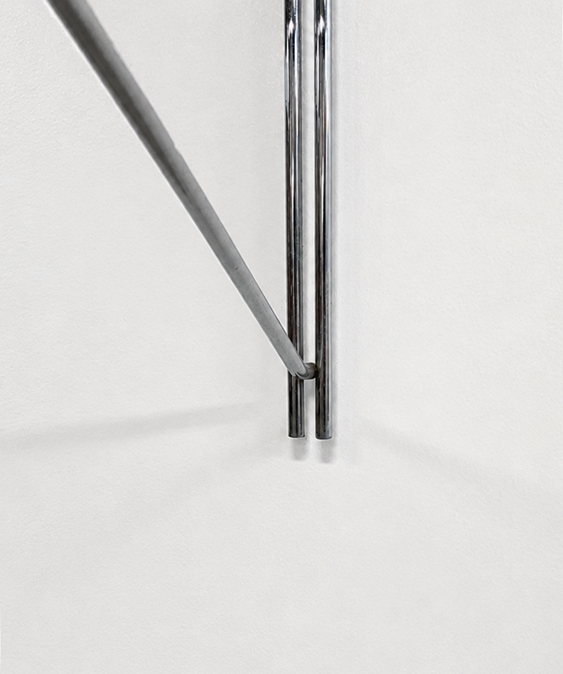 Vintage IKEA Glass Chrome Rack by Tord Björklund