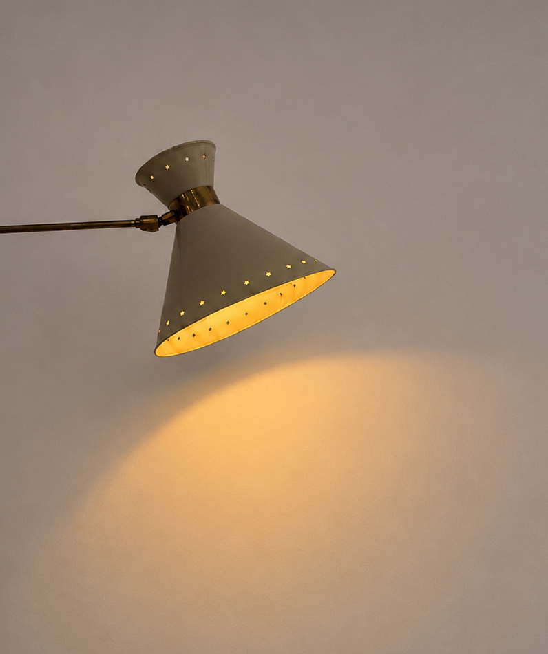 René Mathieu 'Diabolo' Wall Lamp for Lunel