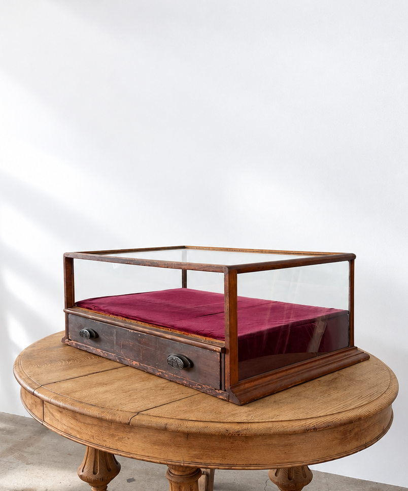 Antique Glass Display Case