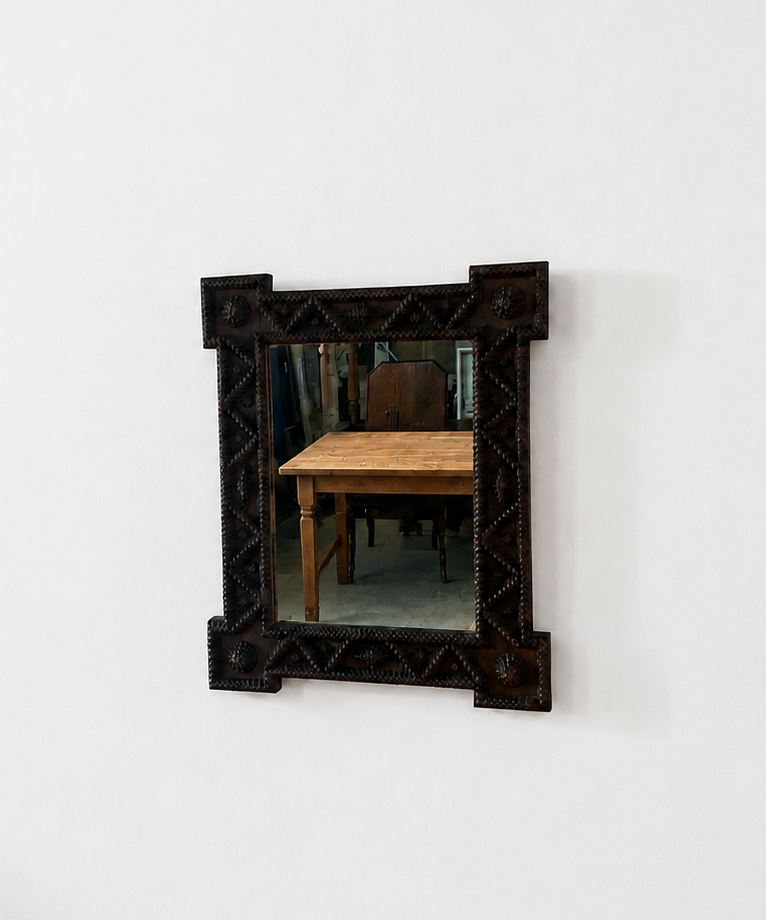 Tramp Art Mirror