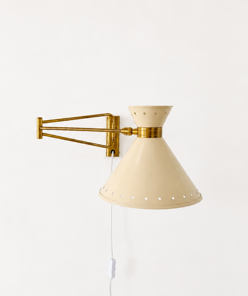 René Mathieu 'Diabolo' Wall Lamp for Lunel
