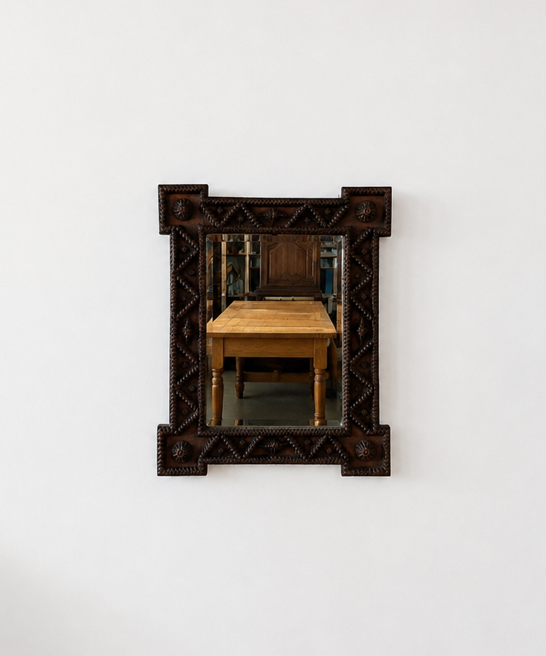 Tramp Art Mirror