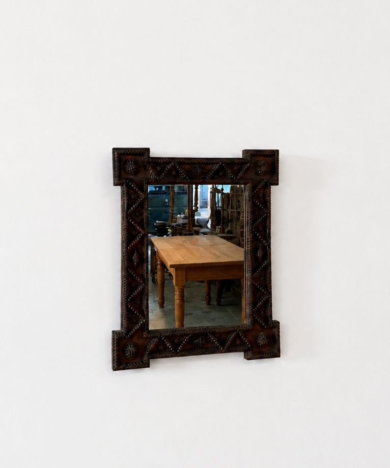 Tramp Art Mirror