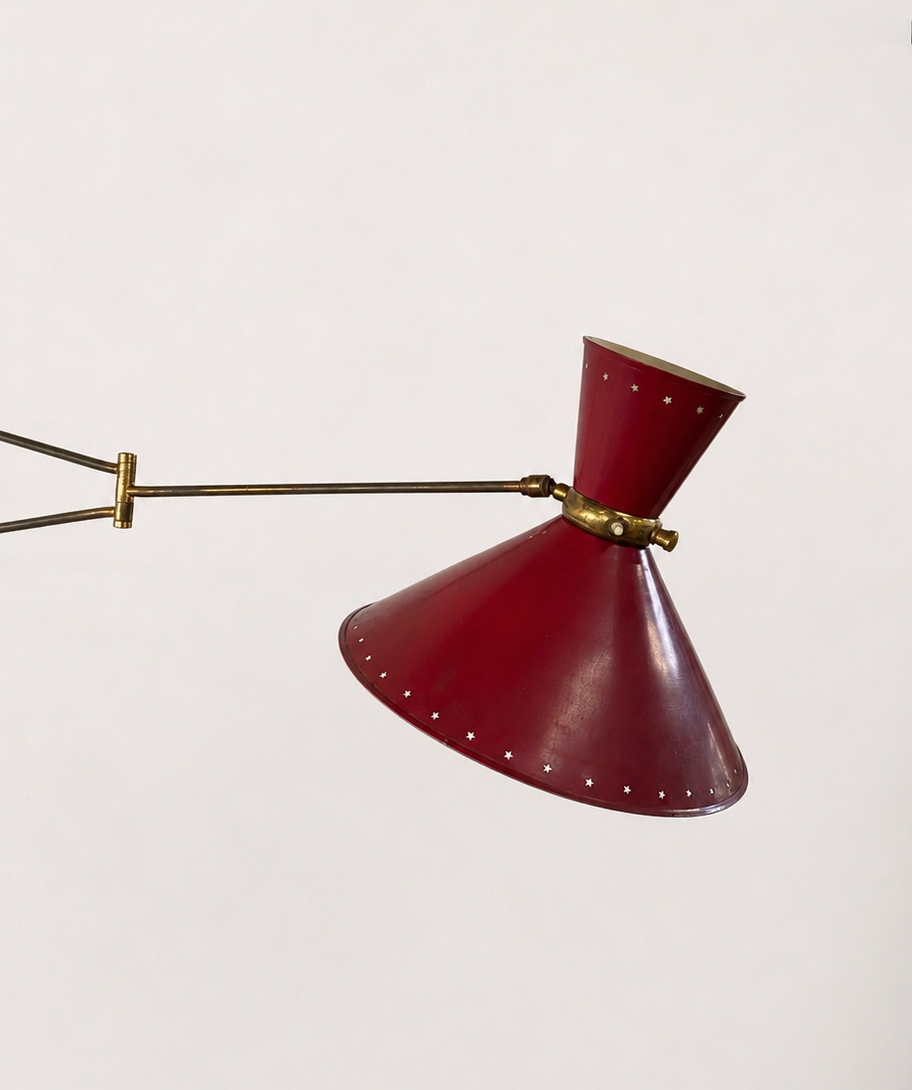 René Mathieu 'Diabolo' Wall Lamp for Lunel