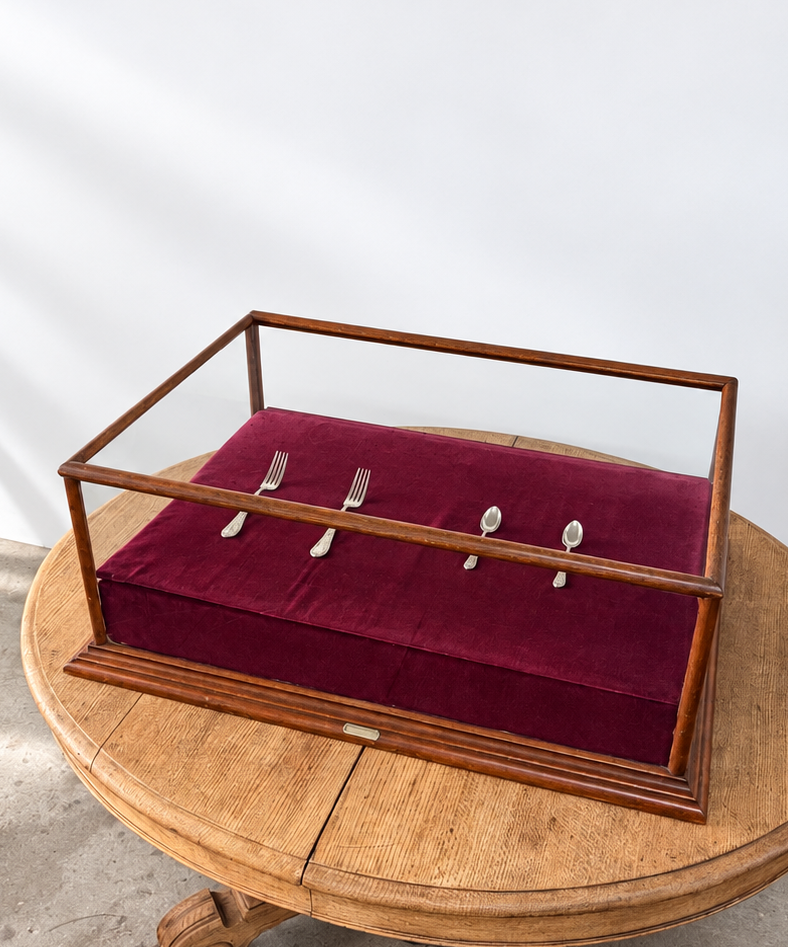 Antique Glass Display Case