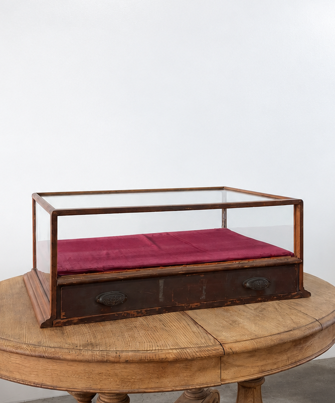 Antique Glass Display Case