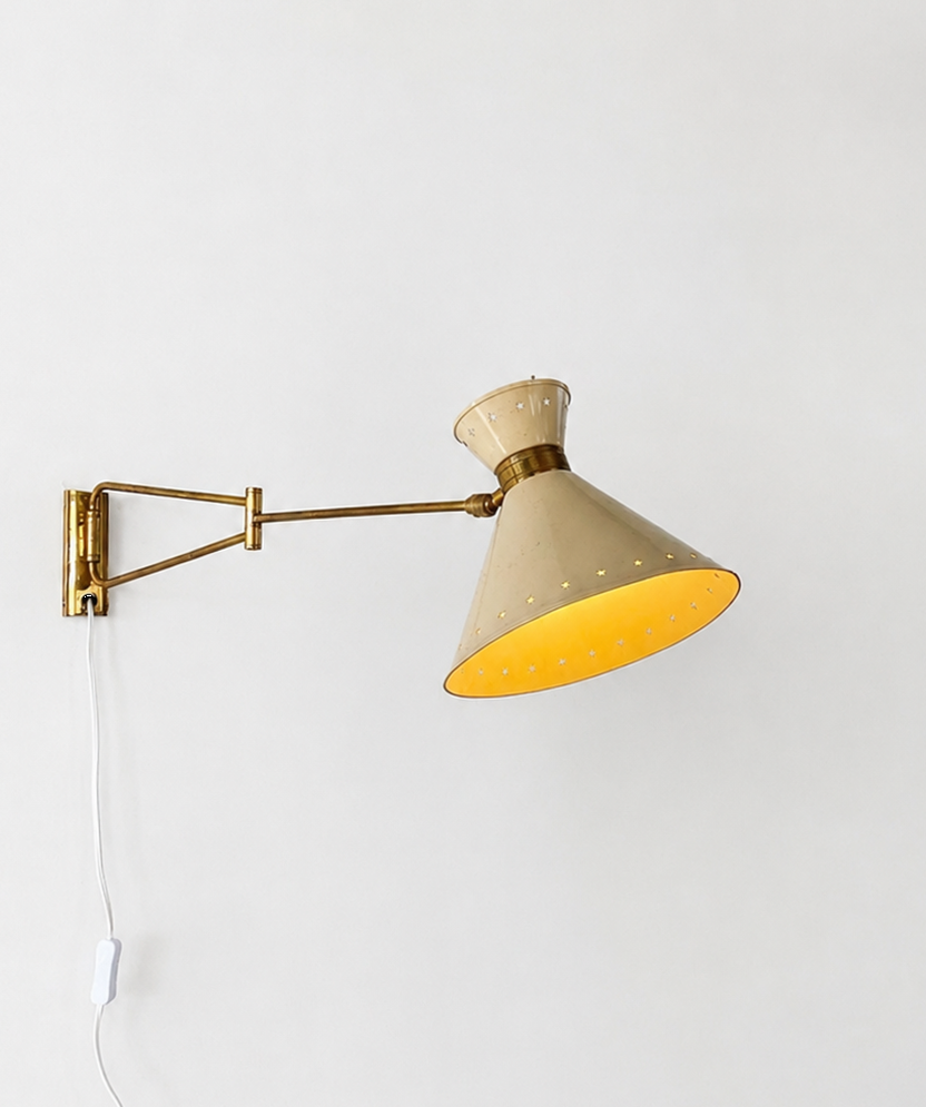 René Mathieu 'Diabolo' Wall Lamp for Lunel
