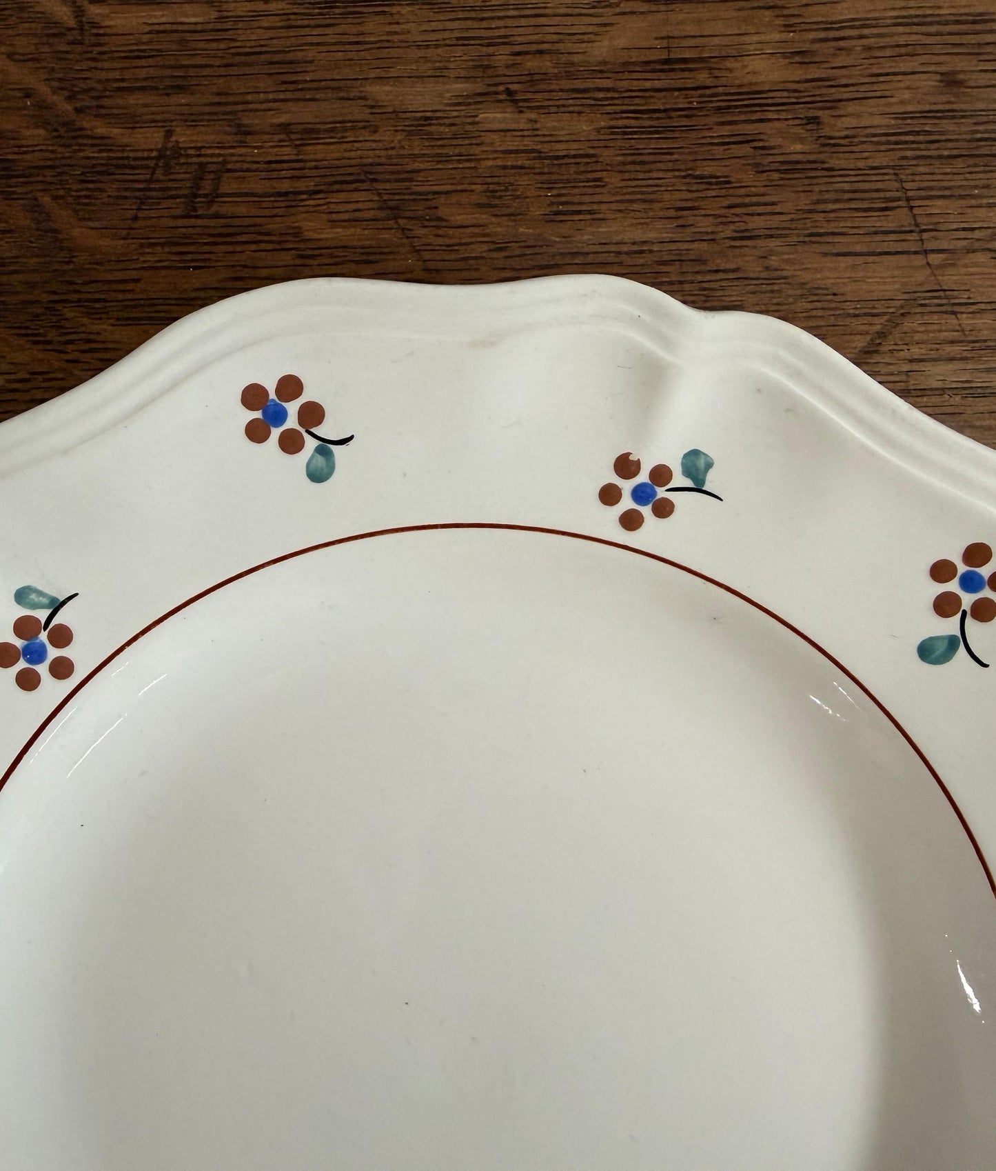 Digoin&Sarreguemines"ARROMANCHES"Plate