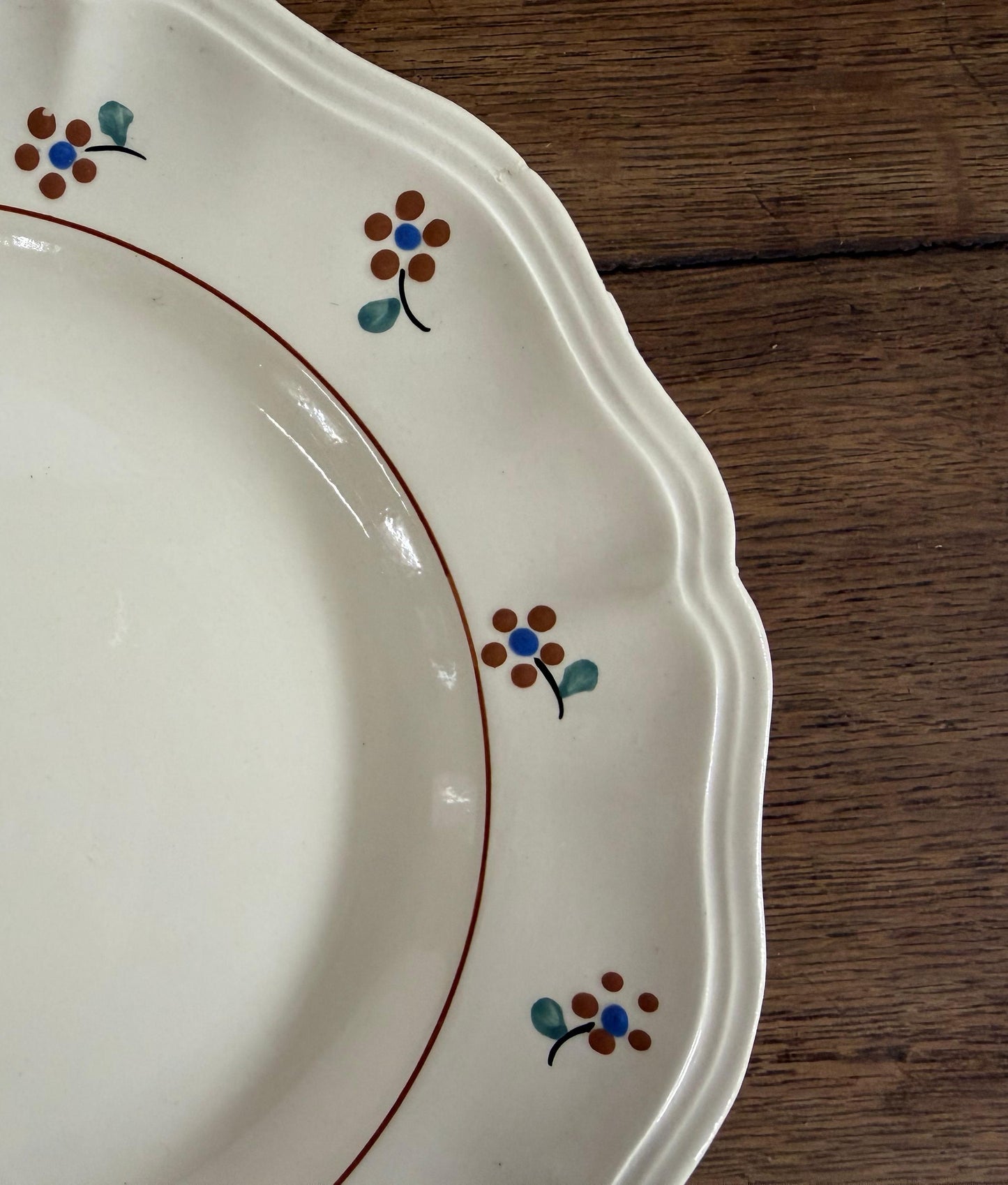 Digoin&Sarreguemines"ARROMANCHES"Plate