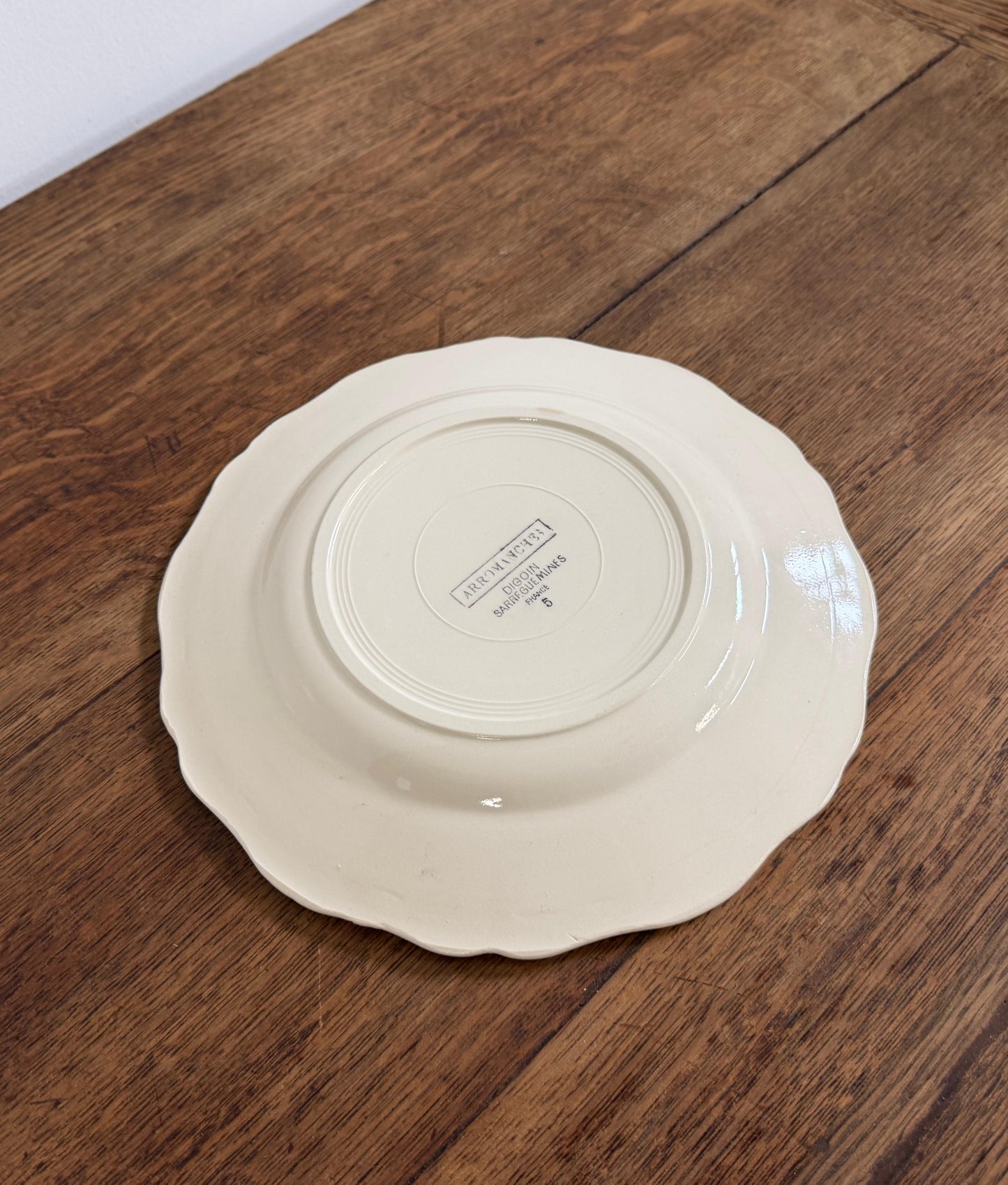 Digoin&Sarreguemines"ARROMANCHES"Plate