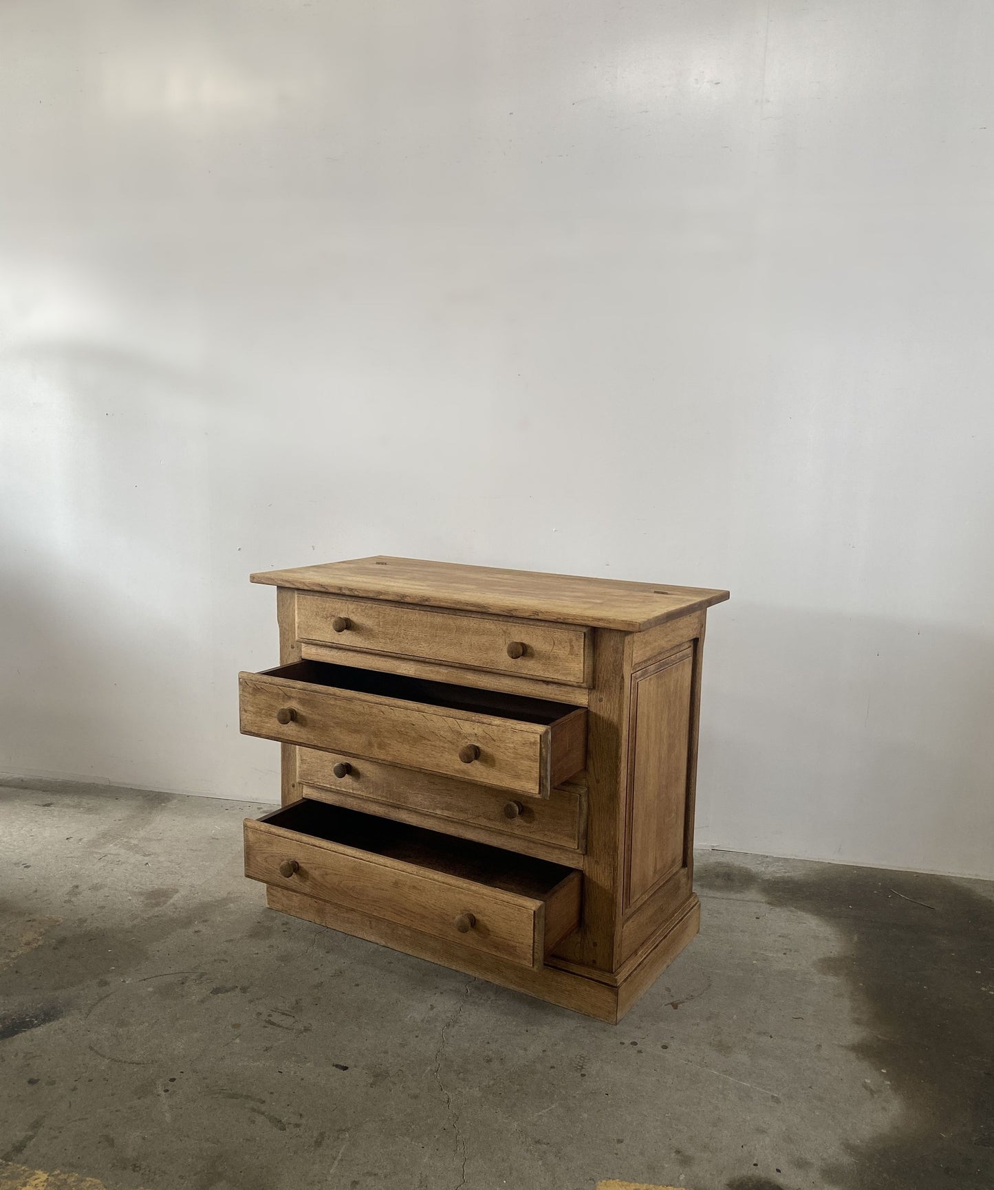 Antique Oak Writing Chest
